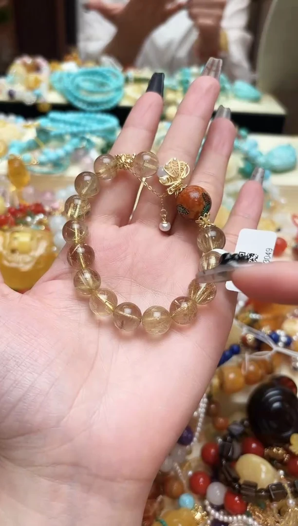 【闪购商品】琥珀手链未镶嵌2.2手工编织商品