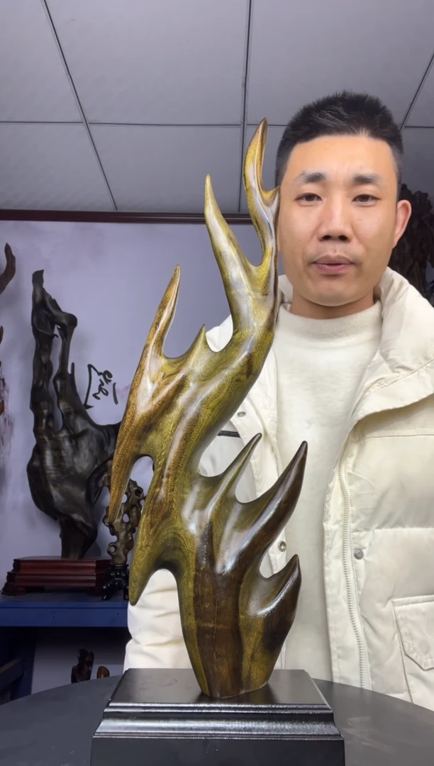 金丝楠木雕款用****4金丝楠木工艺品摆件