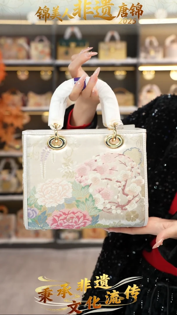 织绣100非遗唐锦中戴妃