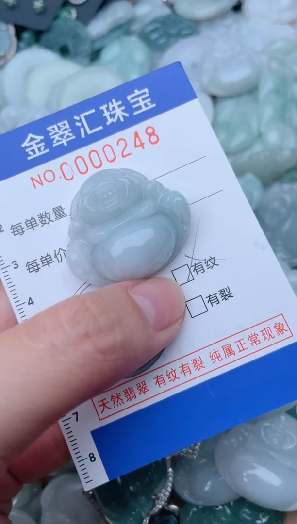 翡翠未镶嵌颈饰248