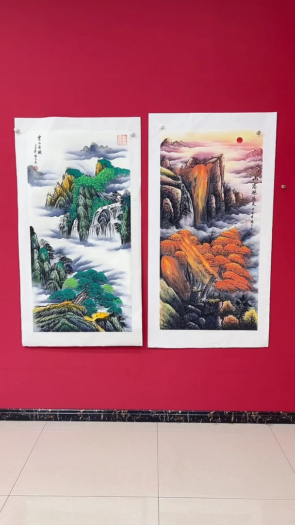 国画国画杨金光/山水/国画/宣纸