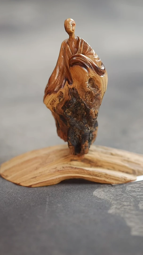 柏木（崖柏）肥*879号陈化黑油料无相摆件