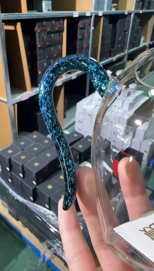 清颜公杯宝蓝金晶焱金标