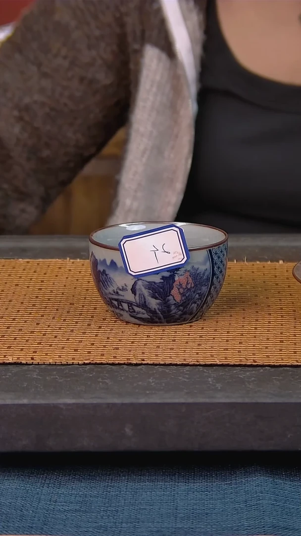 非**零简装家用款2件套 老陶泥开片纹陶瓷茶具