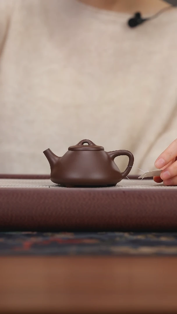 【闪购商品】紫砂茶壶FB底槽清 子冶石瓢180cc