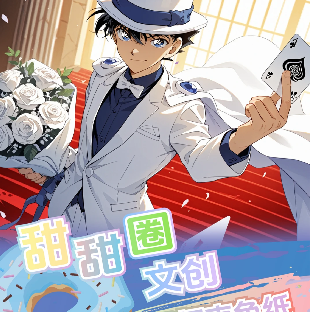 甜甜圈文创-名侦探柯南色纸（默认代拆）【新人浮浮】