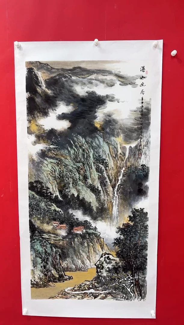 国画画家陆远华纯手绘原作
