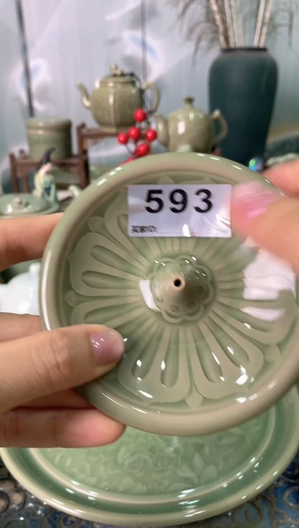 耀州窑L010全手工香插 一个【593号】