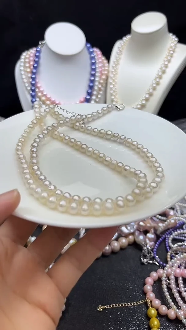 淡水珍珠未镶嵌颈饰多人