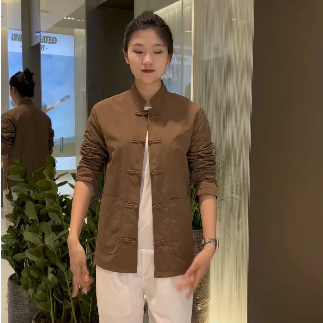 XG215 047男士新款时尚休闲唐装外套