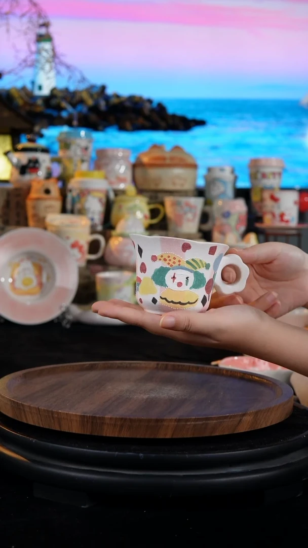 陶瓷便携款手工手绘景德镇陶瓷