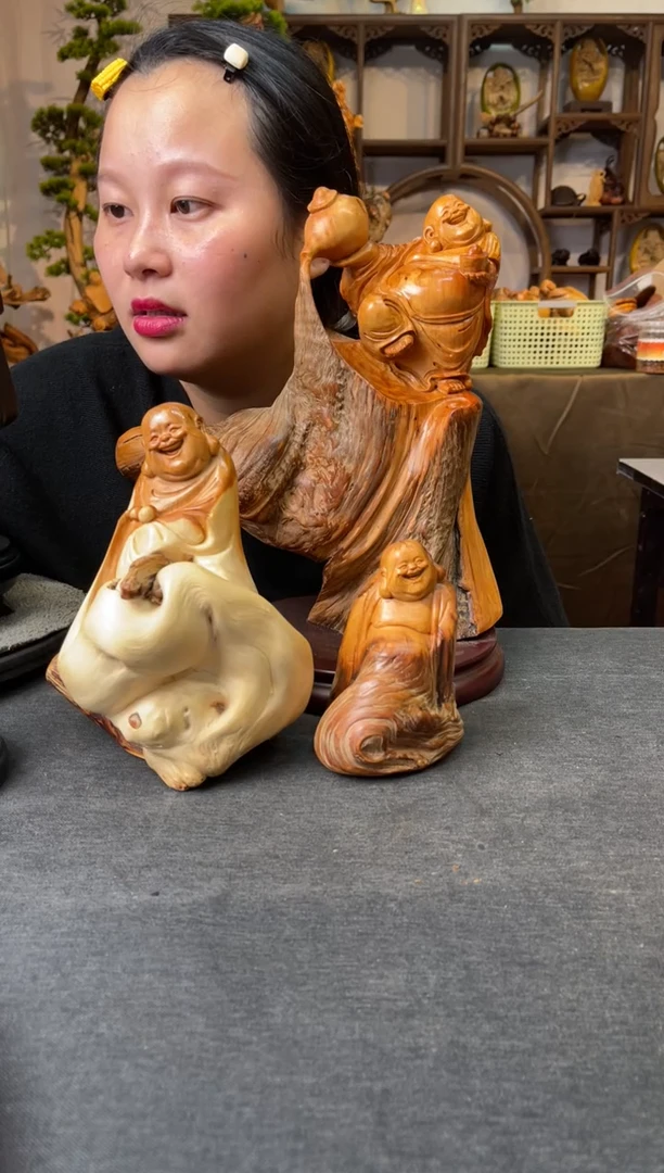 柏木（崖柏）天*行崖柏小件3件