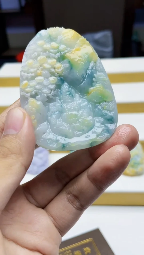 定制翡翠未镶嵌毛货06060191