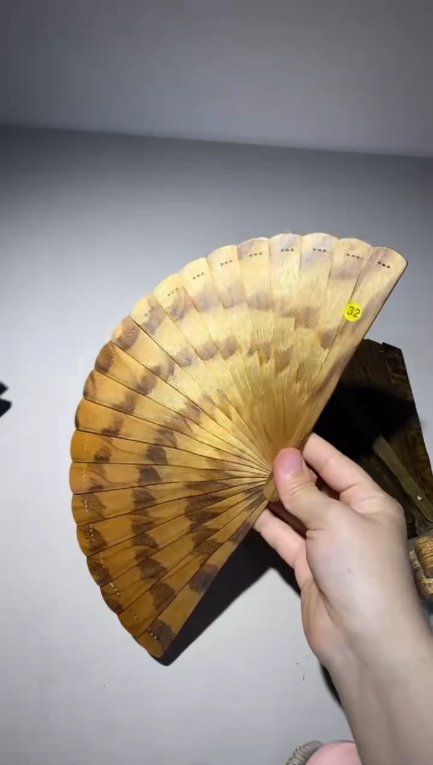 金丝楠16cm金丝楠木小叶桢楠扇32