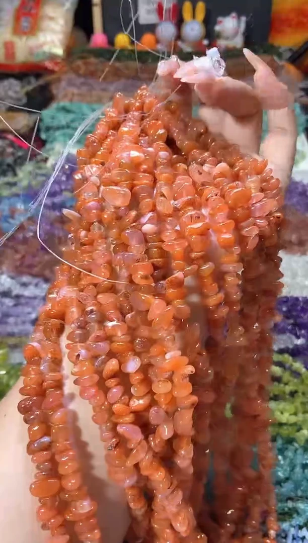 水晶珠宝半成品未镶嵌nanhong