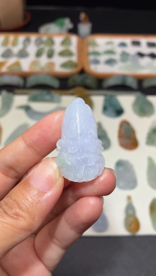 定制翡翠未镶嵌白菜