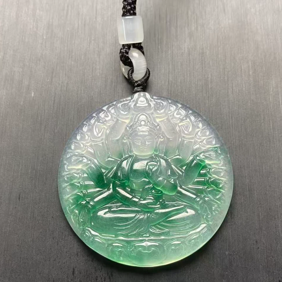小白精选51山水观音挂坠精美大气