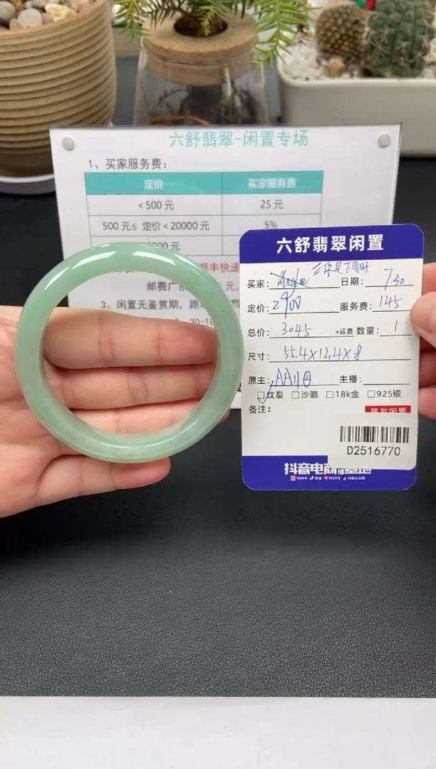 翡翠手镯未镶嵌?****檐D2516770