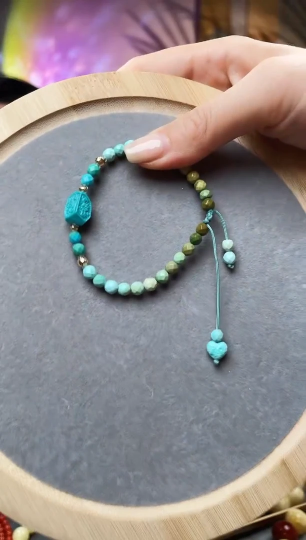 未镶嵌绿松石手链手链