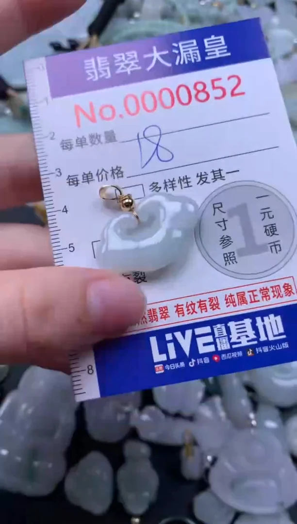 吊坠(不含链)未镶嵌翡翠852