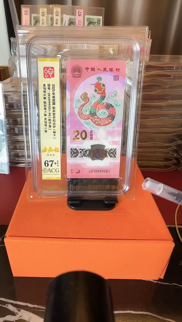 塑料2025 蛇钞 爱藏标十 如图