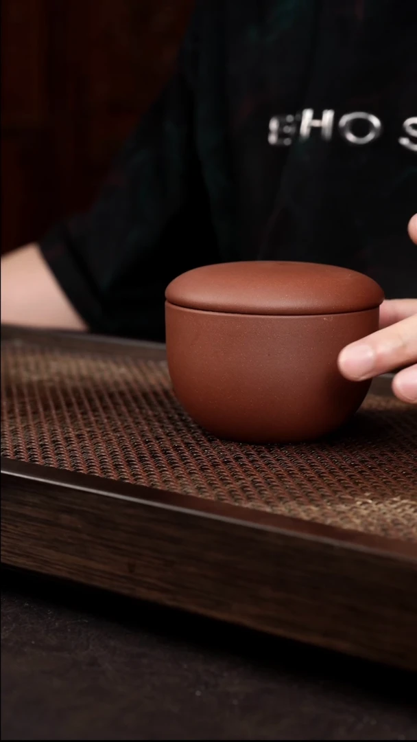 茶壶紫砂底槽清橡果茶叶罐