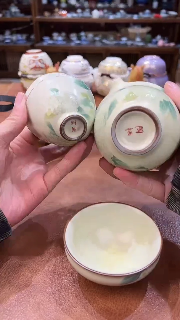 真的很便宜会开片的旅行茶具