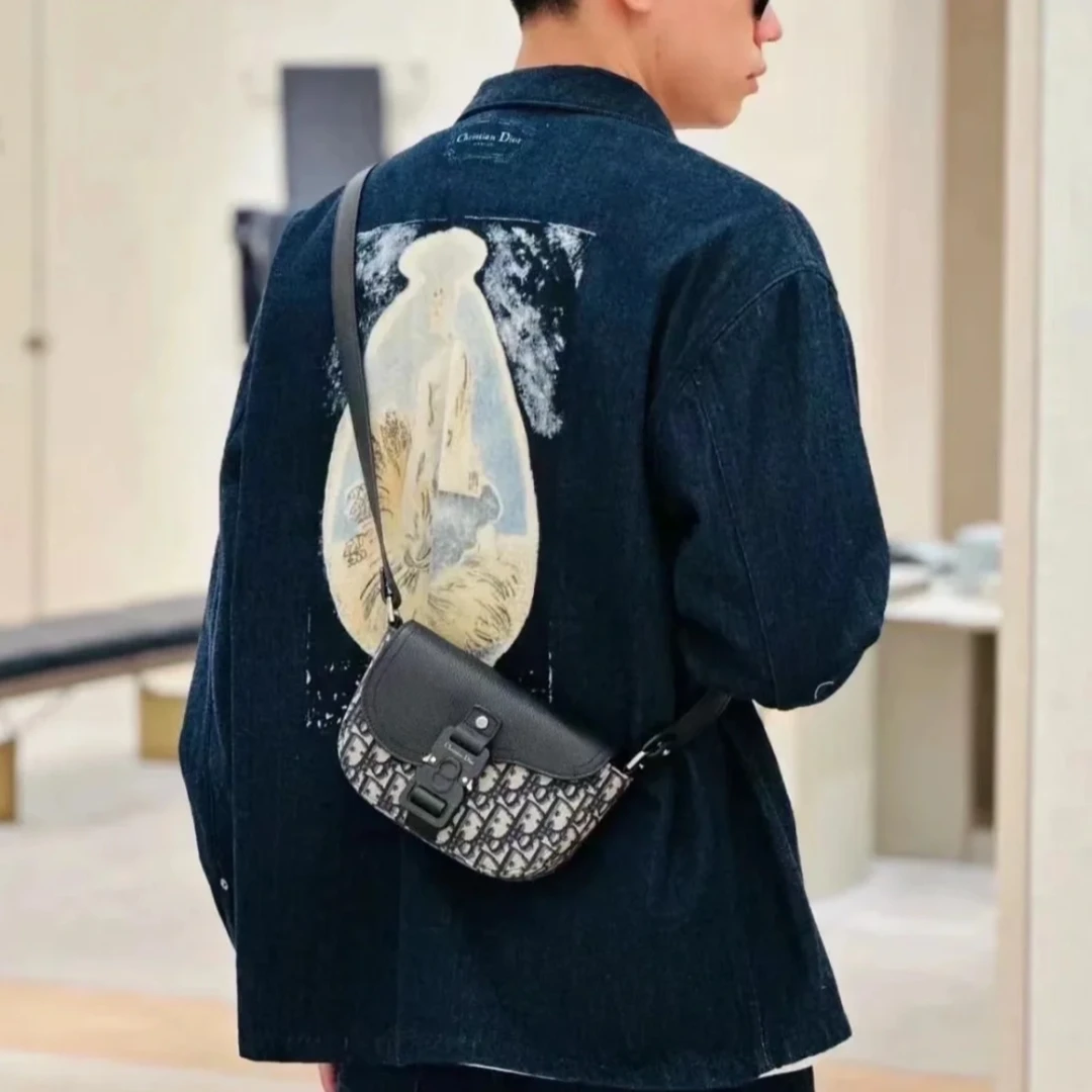 未使用 DIOR/迪奥 Dior迪奥男士背后印花牛仔外套128972