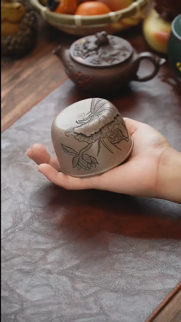 茶杯紫砂紫砂主人杯