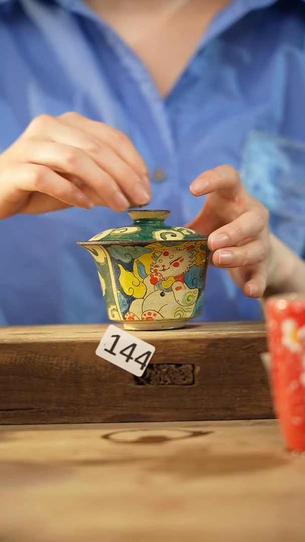 瓷片新品！设计师手作款柴烧动物系列 迷糊