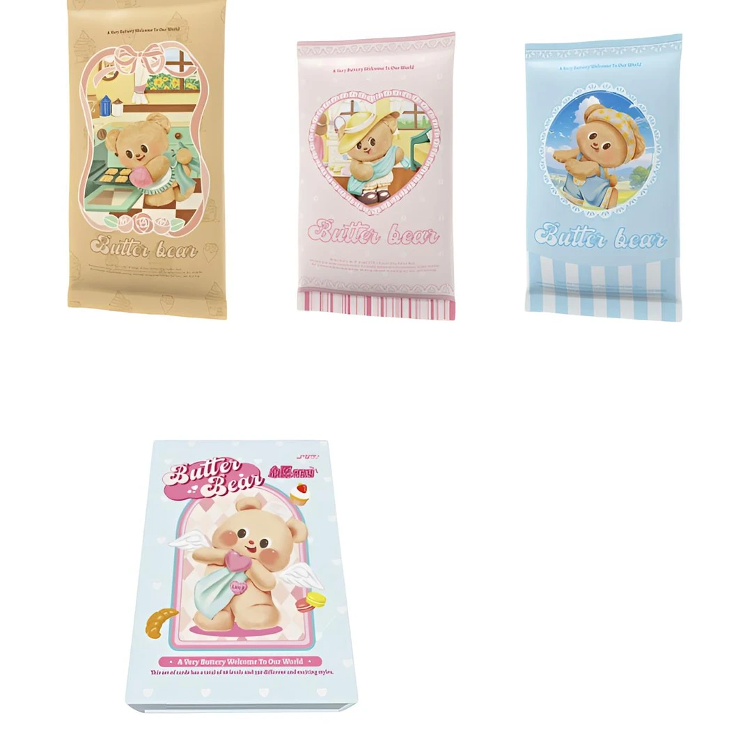 【拆包】jiojio黄油小熊 心愿烘焙坊收藏卡牌 二创卡牌盲盒