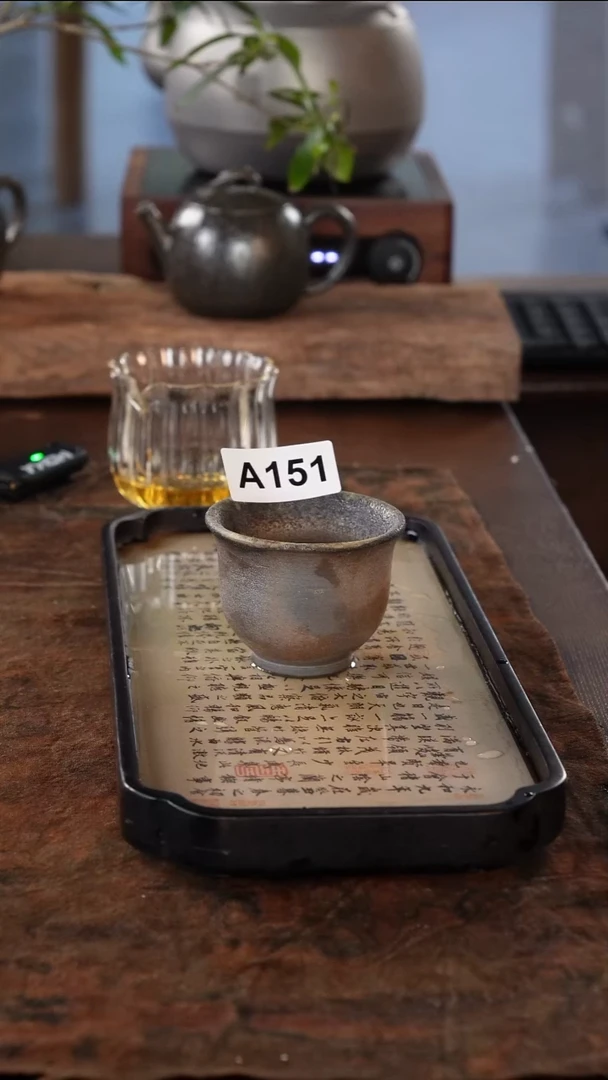 广西钦州坭兴陶纯手工纯柴烧杯