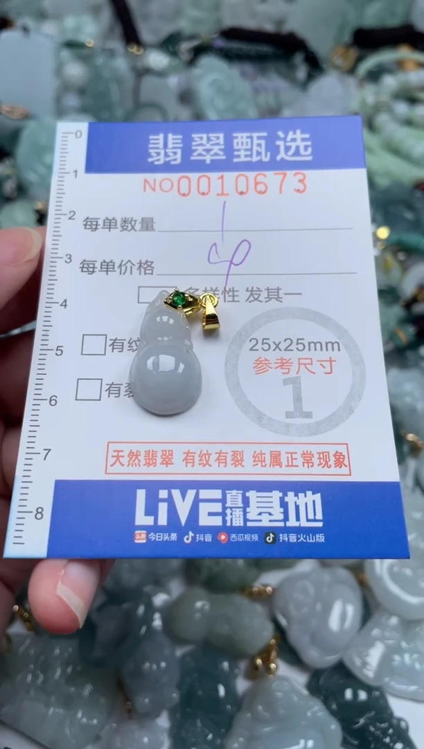 颈饰未镶嵌翡翠10673