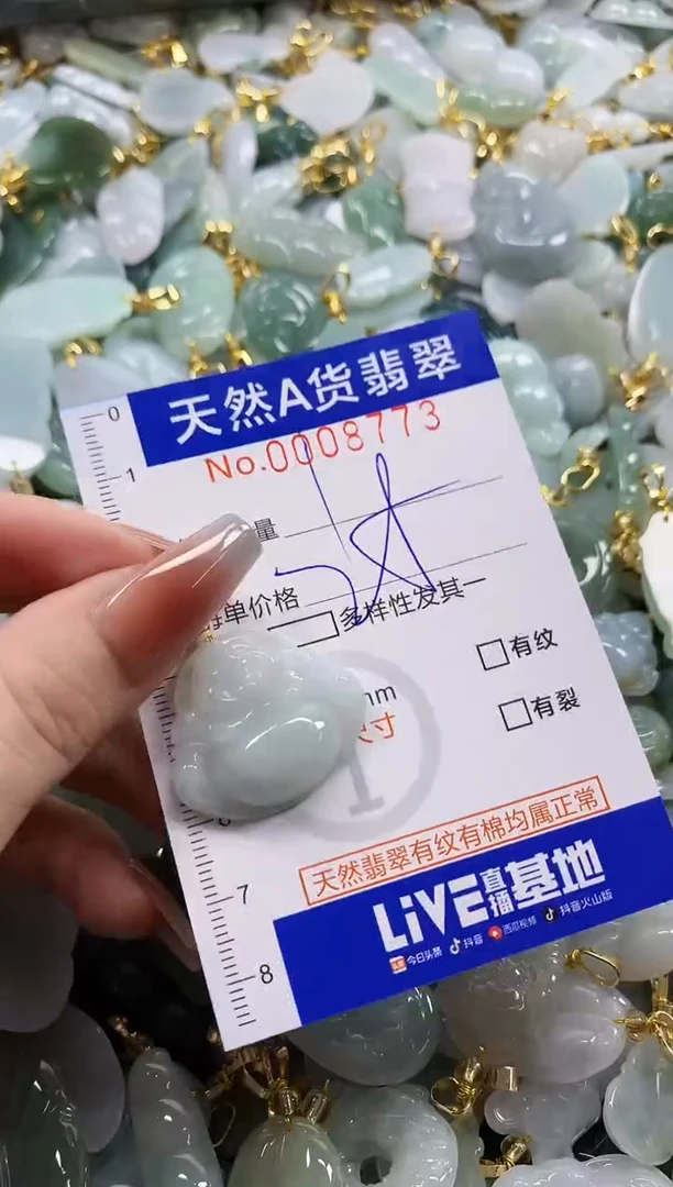 颈饰未镶嵌翡翠天然A货翡翠