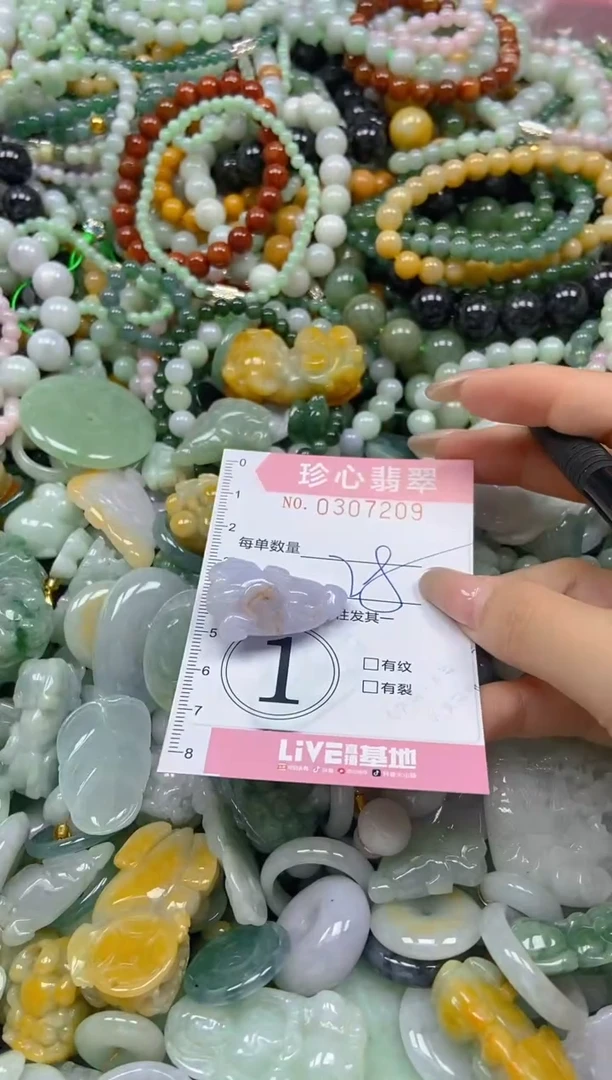 翡翠未镶嵌颈饰闪购0307209