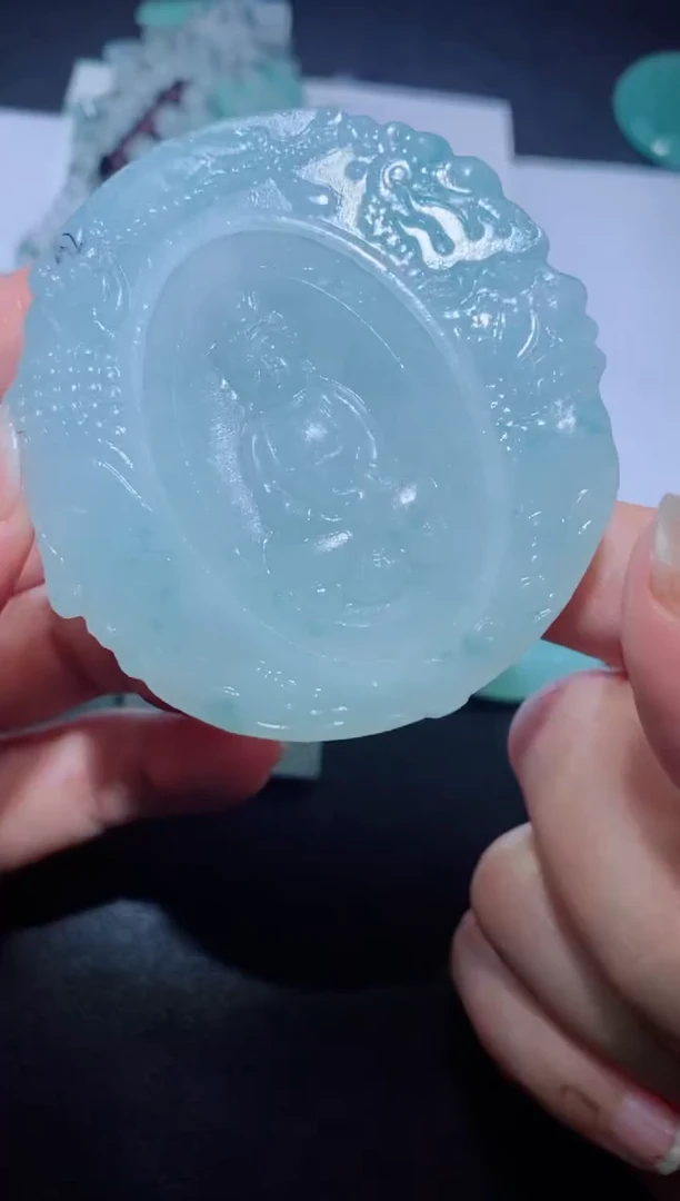 未镶嵌定制毛货定制翡翠明****我定制毛货03967