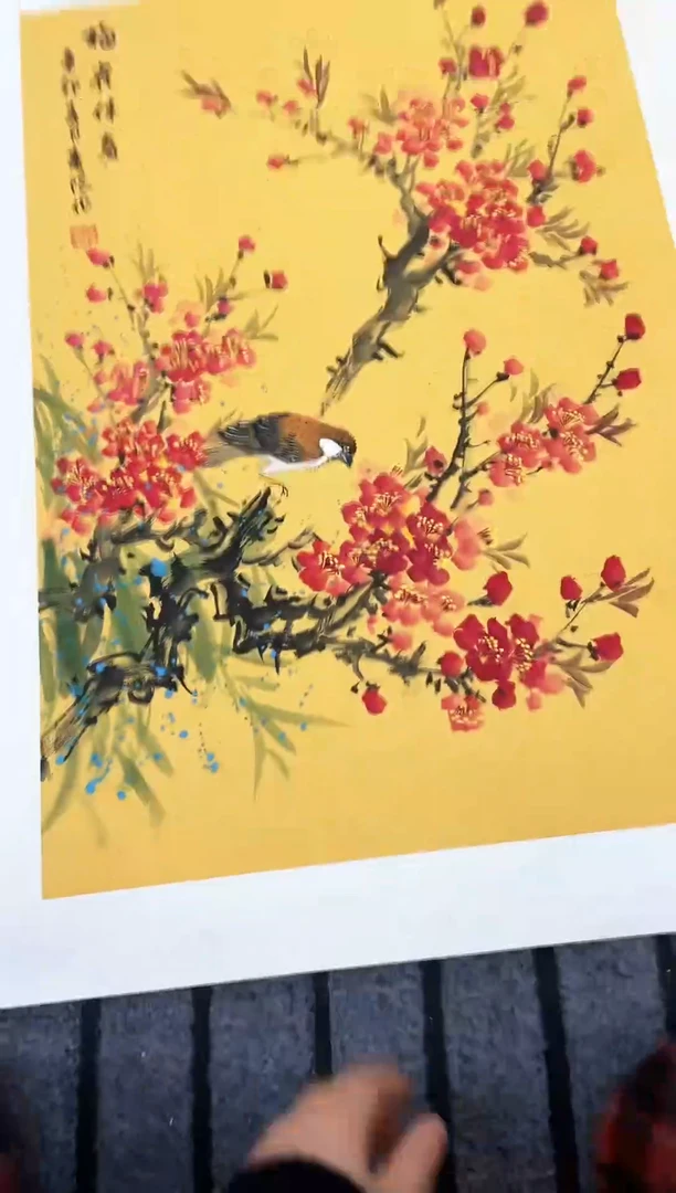 精品国画花鸟作品