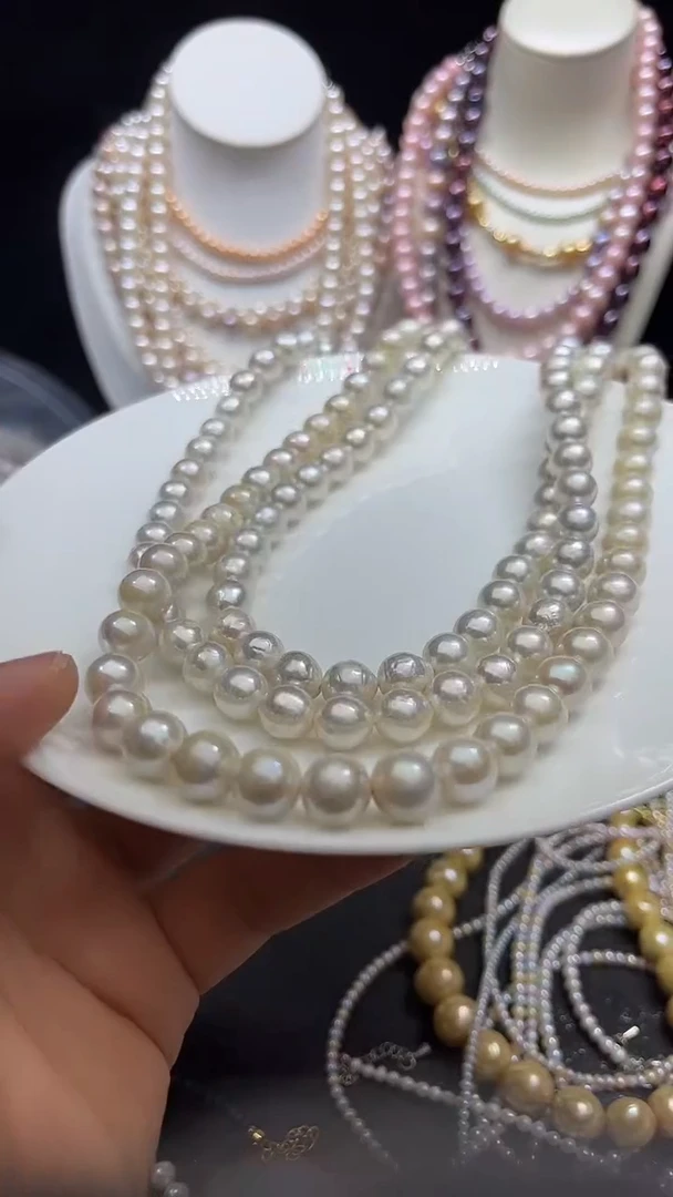 淡水珍珠未镶嵌颈饰多人