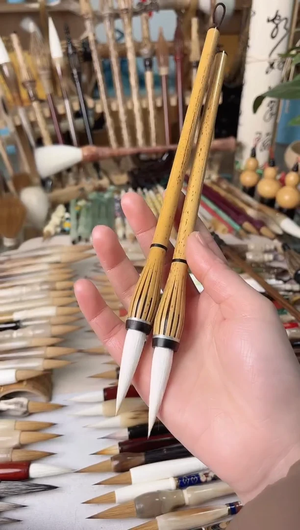 【清水试笔，拒绝蘸墨】墨琳笔庄毛笔1支裙摆羊毫