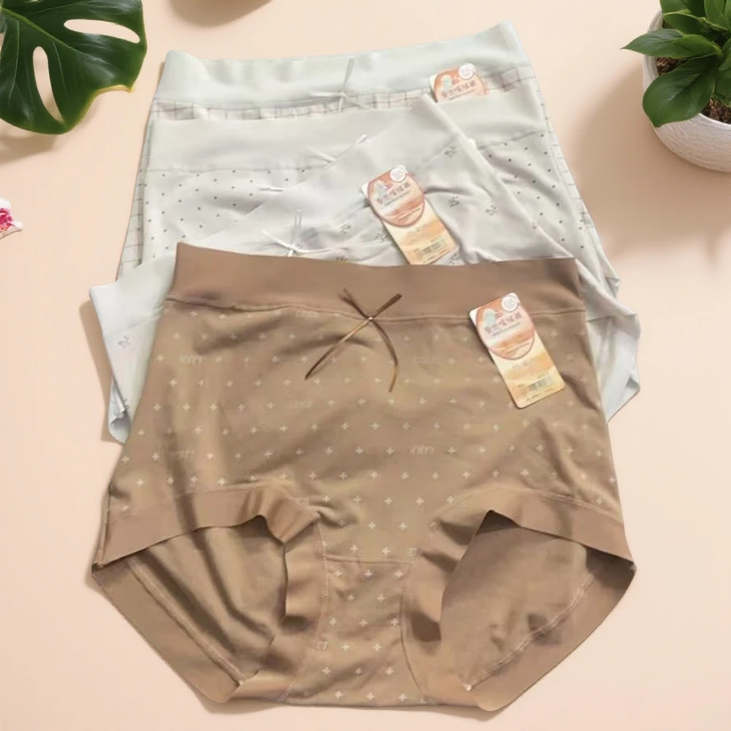 k127【暖绒裤】女士内裤高弹内裤少女中腰底裤运动舒适薄款透气简约