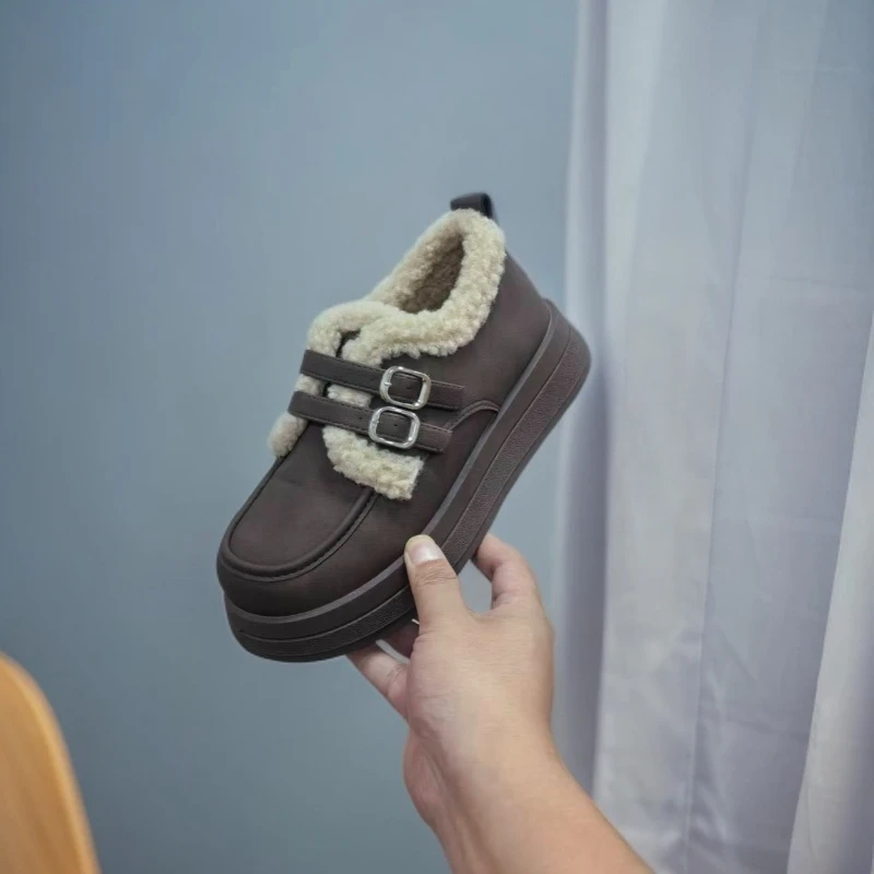 6520-C1-厚底博肯加绒女鞋