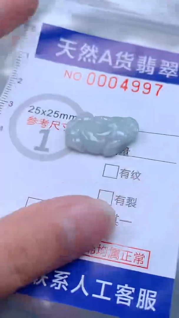 翡翠未镶嵌吊坠(不含链)1