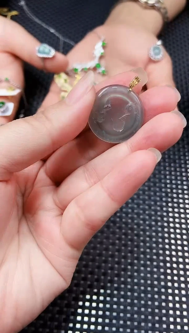 【闪购商品】翡翠吊坠(不含链)银S925镶嵌11111111