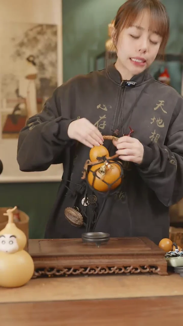 【闪购商品】261号精品天然大漆工艺防渗内胆酒葫芦~