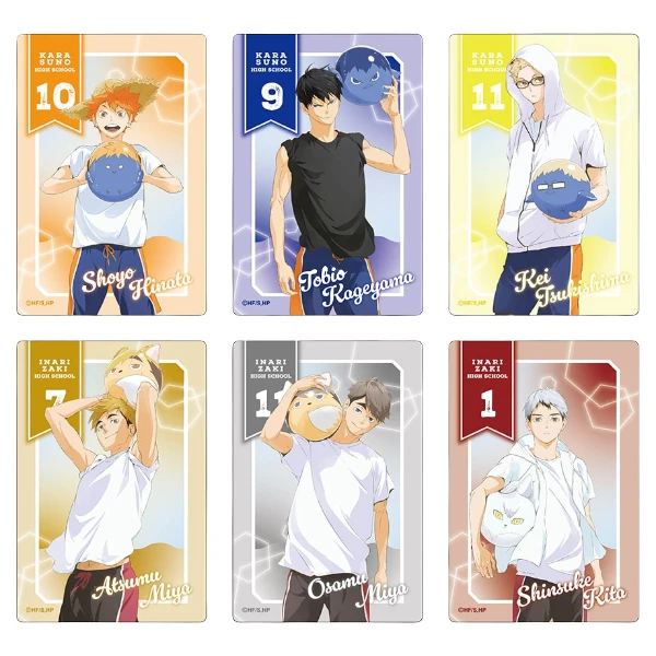 【日谷】排球少年 文房具沙滩透卡 吧唧