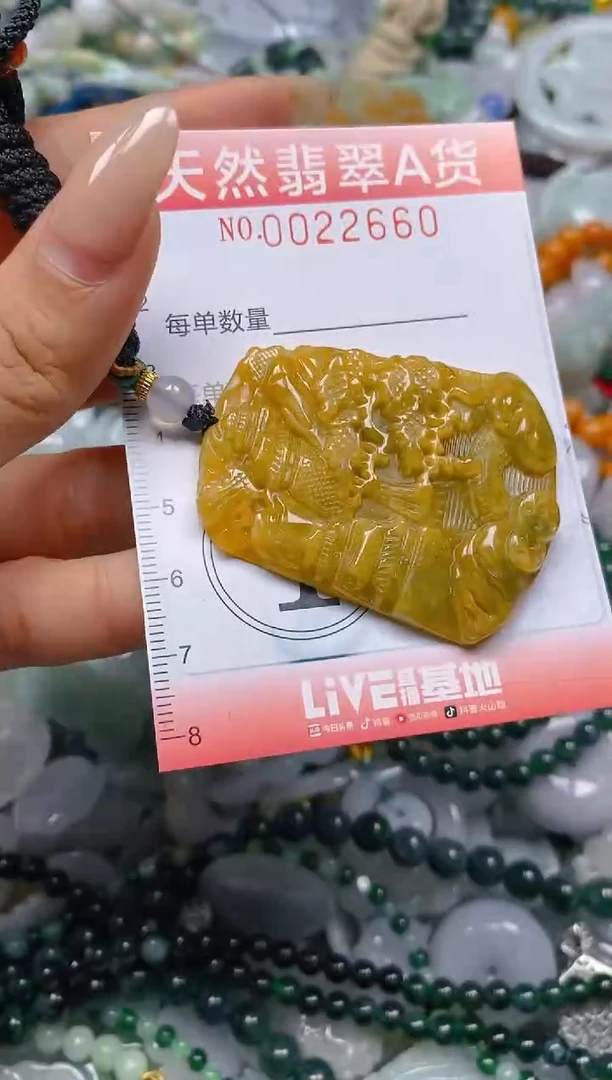 翡翠未镶嵌颈饰闪购0022660