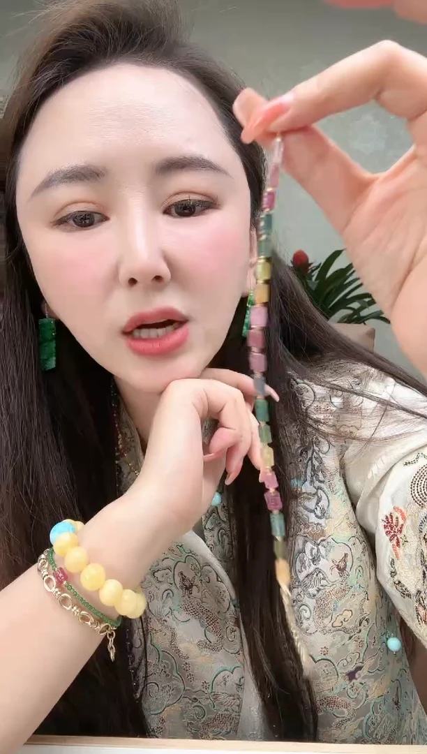 【闪购商品】碧玺手链银S925镶嵌TZG0120005