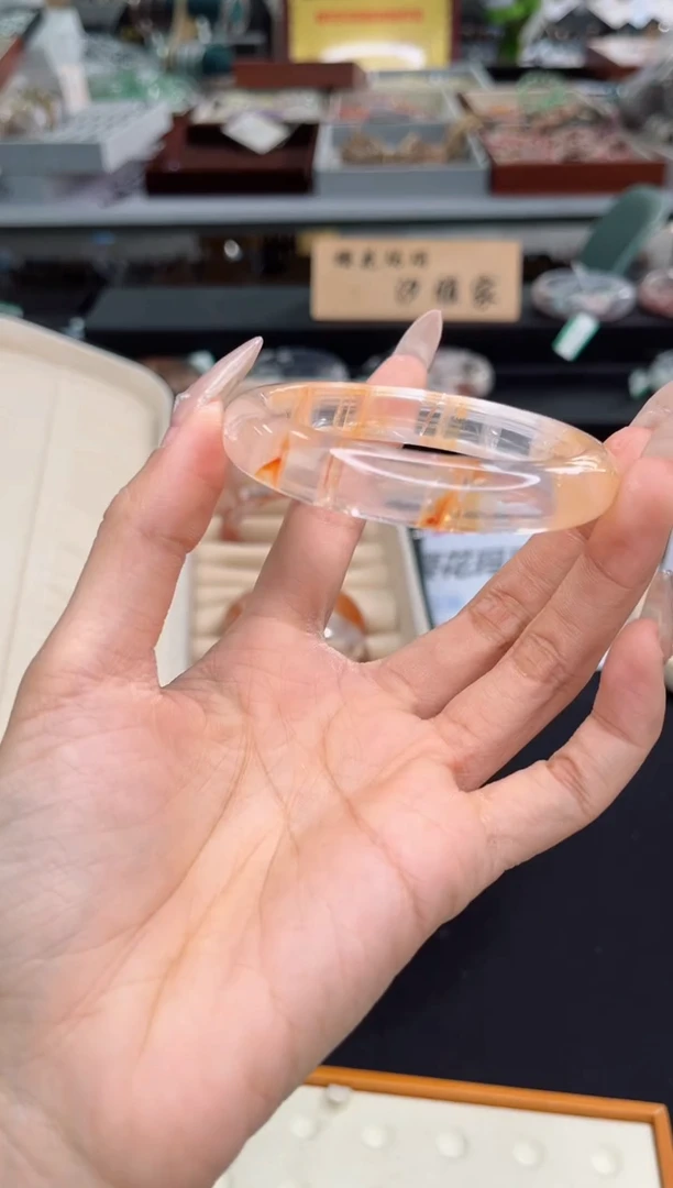 【闪购商品】水晶手镯未镶嵌57圈口661