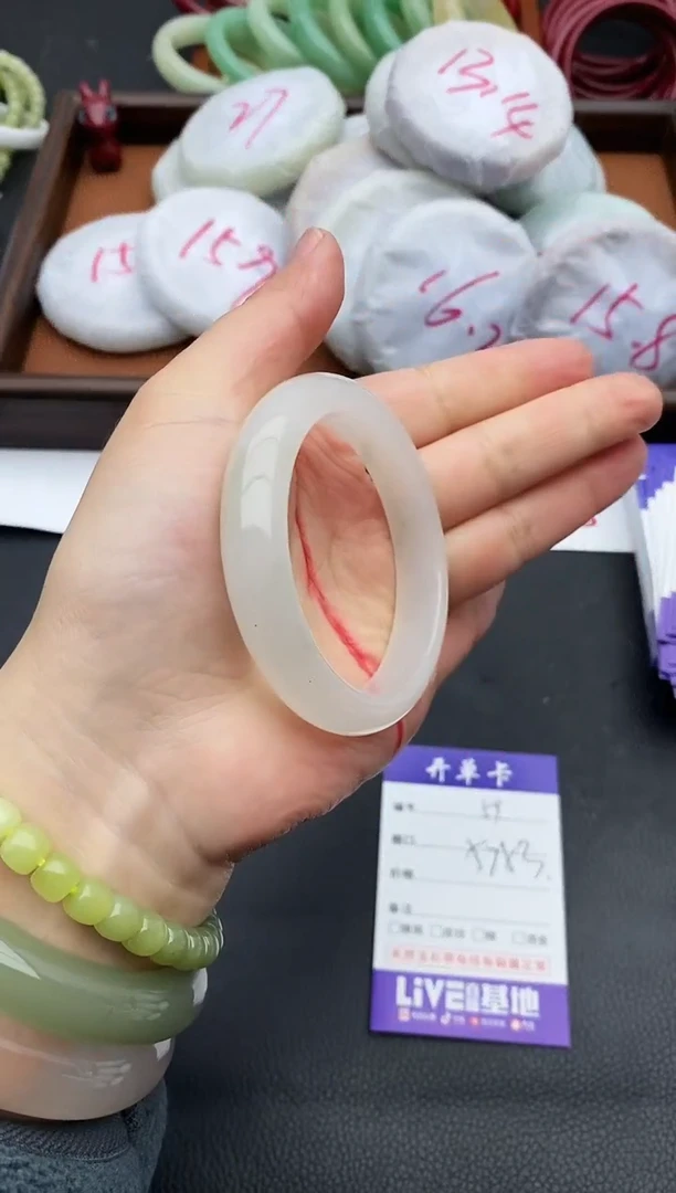 未镶嵌手镯石英质玉59+52/53