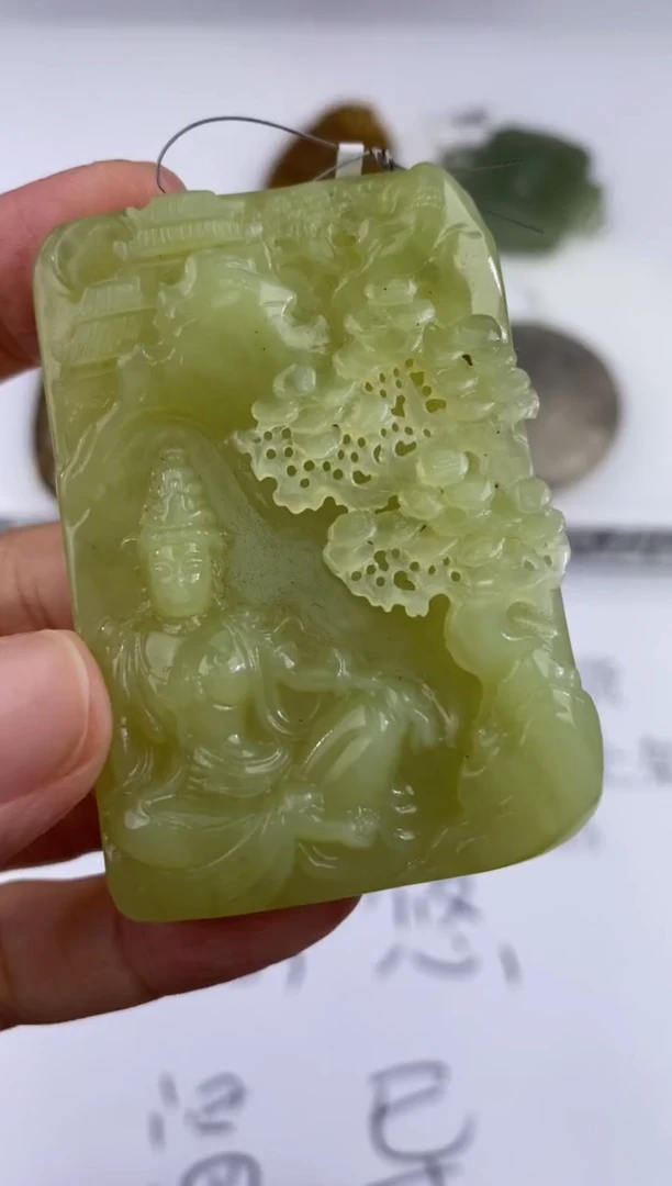 未镶嵌和田玉挂件351548        多人